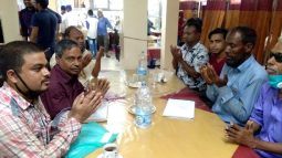 জেলা ও জৈন্তাপুর উপজেলা আওয়ামী মৎস্যজীবী লীগের মতবিনিময় সভা