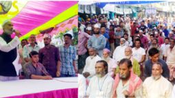 বিশ্বনাথের দশঘর ইউনিয়নে স্বতন্ত্র প্রার্থী সমছু মিয়ার নির্বাচনী জনসভা অনুষ্ঠিত