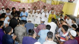 জাহাঙ্গীর কবির নানকের রোগমুক্তি কামনায় সিলেট  মহানগর যুবলীগের দোয়া ও মিলাদ মাহফিল