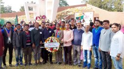 মহান বিজয় দিবসে সিলেট ফ্রিডম ক্লাবের শ্রদ্ধাঞ্জলি নিবেদন