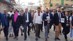 জকিগঞ্জ পৌরসভায় ধানের শীষের সমর্থনে কর্মী সভায় জেলা বিএনপির নেতৃবৃন্দ