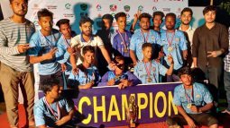 টুকেরবাজারের মইয়ারচরে চ্যাম্পিয়নস লীগের ফাইনাল খেলা সম্পন্ন