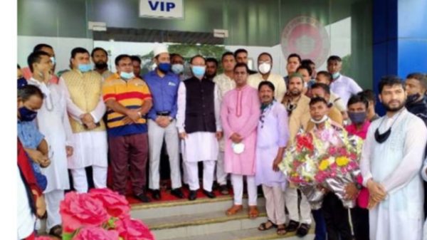 সিলেট ৩ আসনের প্রচারণায় তাতীলীগ নেতৃবৃন্দ