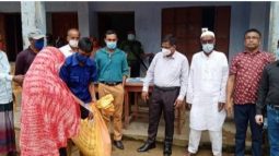 তাহিরপুরে ৩৫০ জনকে প্রধানমন্ত্রীর খাদ্য সহায়তা বিতরণ